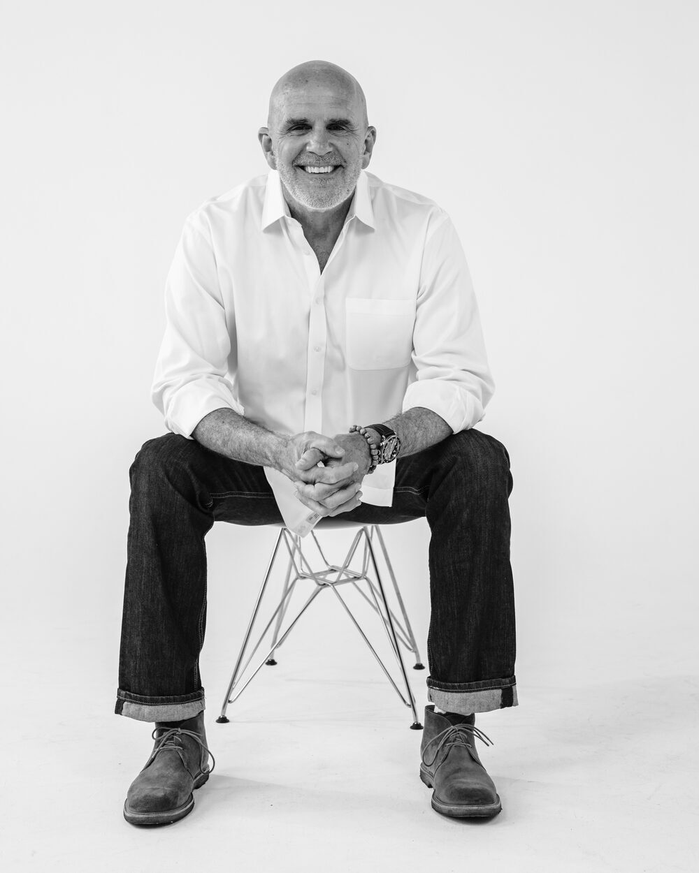 John seated bw